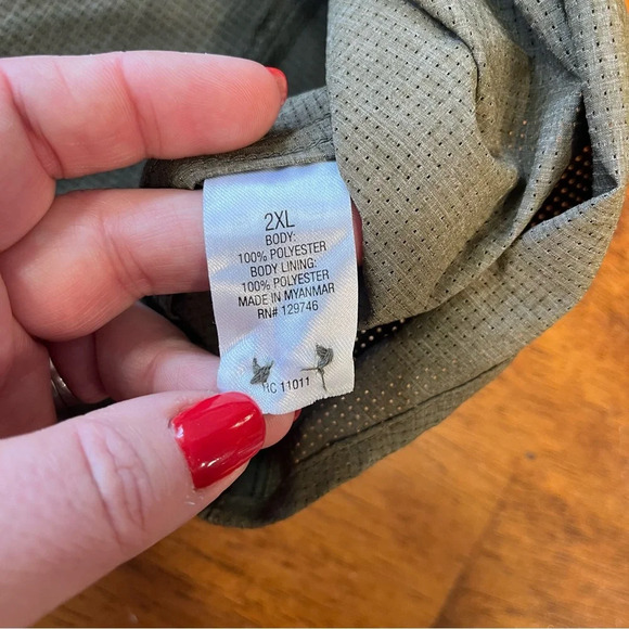 Ridgecut Toughwear men’s button down shirt short sleeveve light mesh size 2XL - Picture 7 of 11